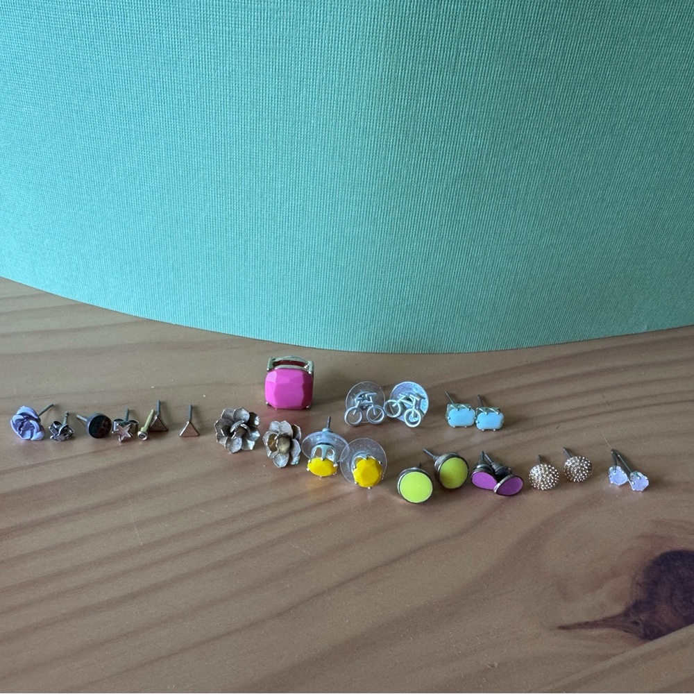 Colorful Stud Earring Set